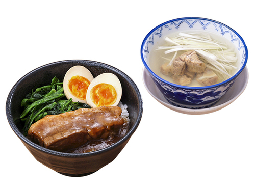 厚切り豚角煮丼定食