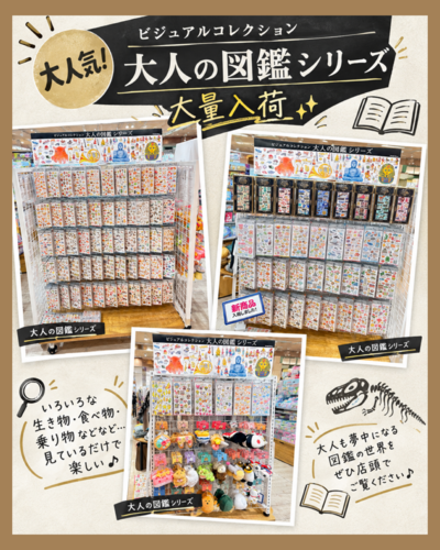 【NEW】大人の図鑑シリーズ入荷のお知らせ✨